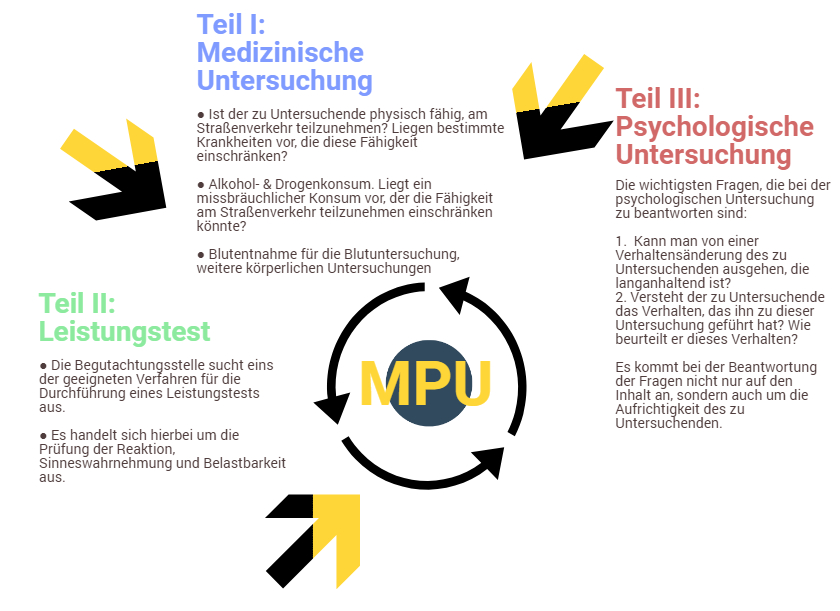 MPU Test Bestandteile